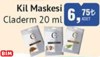 CLADERM KİL MASKESİ CLADERM KİL MASKESİ
